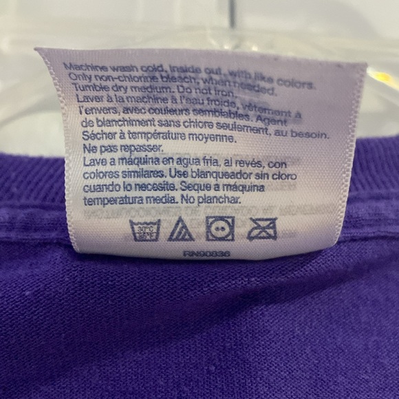 Port and Company Amazon Purple Unisex Adult Graphic Print Tee Shirt Size Large ! - Picture 6 of 10